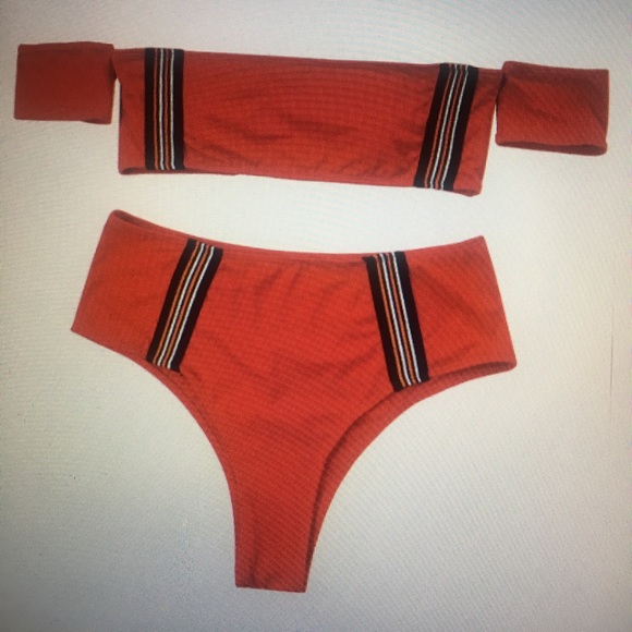 SOLD Red Open back high cut bikini - Picture 3 of 3